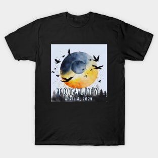 Totality April 8, 2024 Total Eclipse Bird Lover T-Shirt